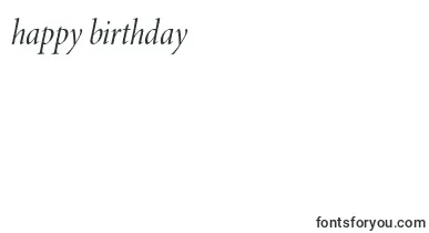 MinionproCnitdisp font – Happy Birthday Fonts